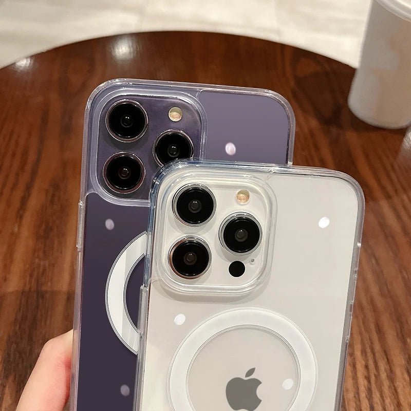 Funda magnetica para Iphone 11 12 13 14 15 16 17 Air Pro Max plus Mini Shockproof PC Cover - ZeroCharger