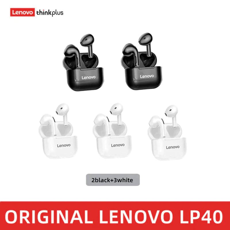 Auriculares inalámbricos Lenovo LP40 TWS con control táctil para Android - ZeroCharger7445006811893