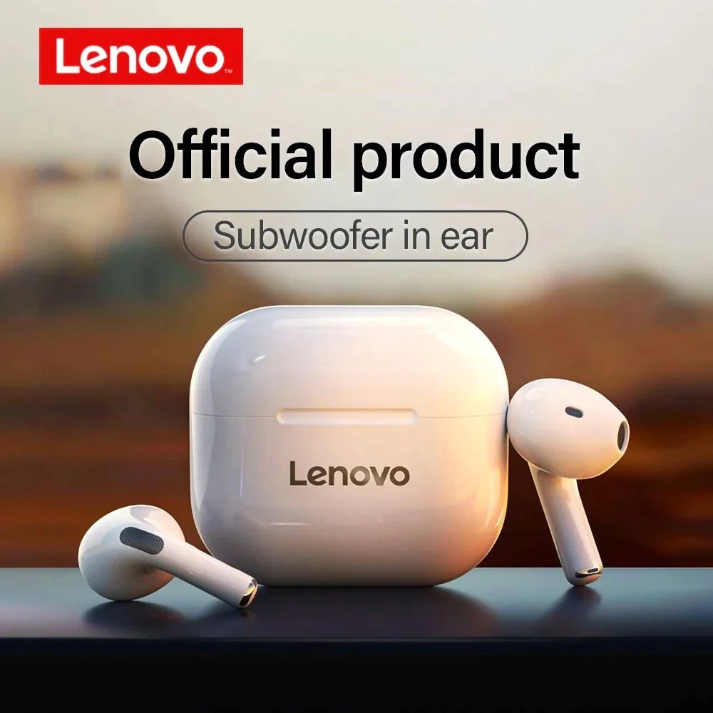 Auriculares inalámbricos Lenovo LP40 TWS con control táctil para Android - ZeroCharger