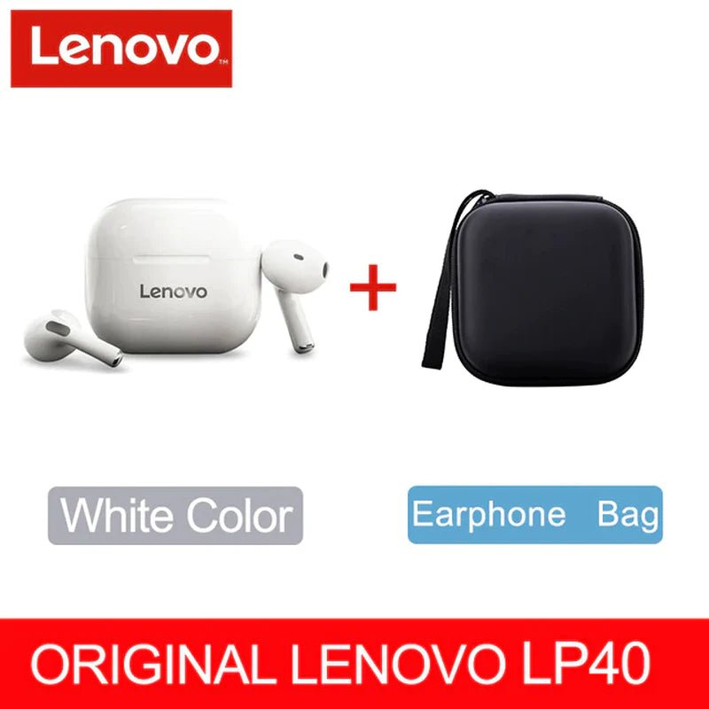 Auriculares inalámbricos Lenovo LP40 TWS con control táctil para Android - ZeroCharger7445006811893