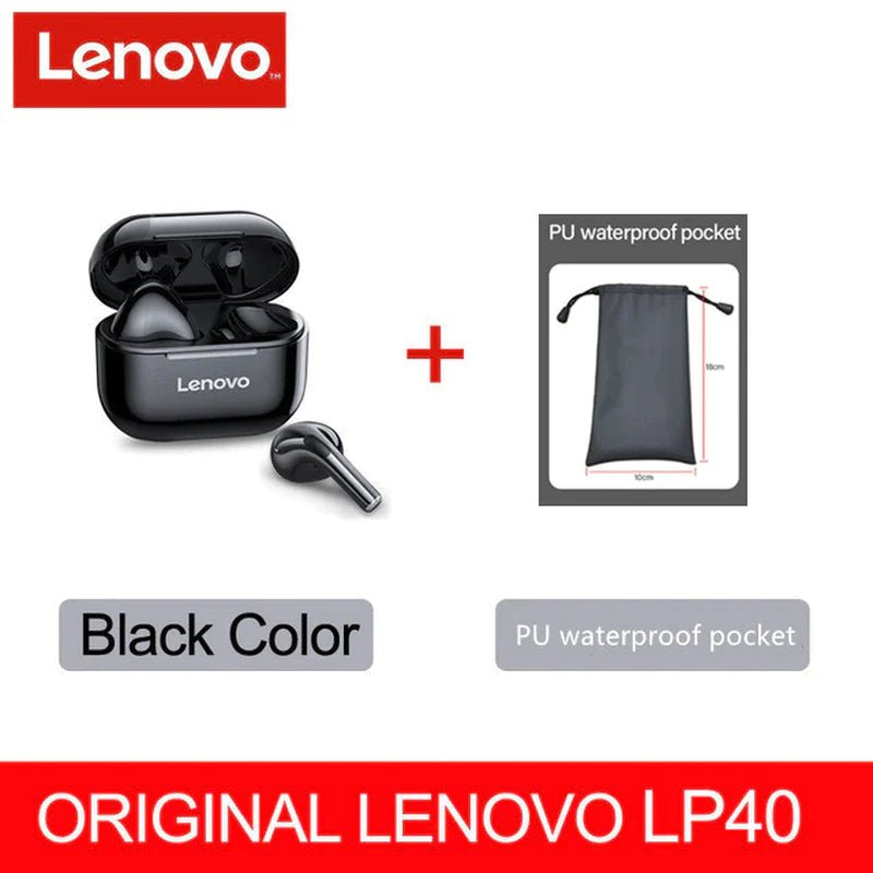 Auriculares inalámbricos Lenovo LP40 TWS con control táctil para Android - ZeroCharger7445006811893