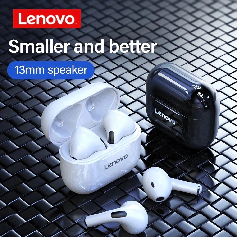 Auriculares inalámbricos Lenovo LP40 TWS con control táctil para Android - ZeroCharger